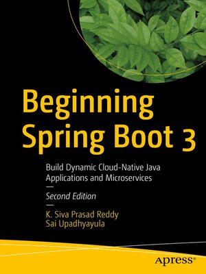 cover image of Beginning Spring Boot 3